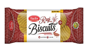 Harika Foods Ragi Biscuits Pouch Rs.5